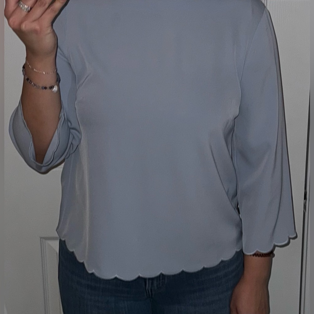 H&M Light Blue Blouse